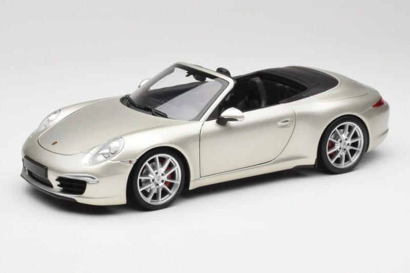 Porsche 911 991 Carrera S Cabriolet GT Silber Metallic Minichamps 1:18 100061030 Druckguss