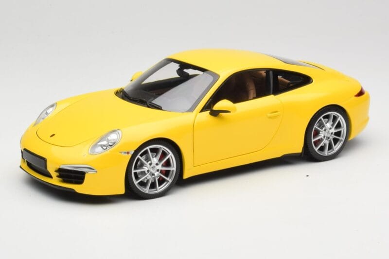 Porsche 911 991 Carrera S Racing Yellow Minichamps 1:18 100061021 Druckguss