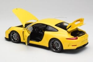Porsche 911 991 GT3 Racing Gelb & Silber Räder Minichamps 1:18 110062722 Druckguss — Bild 5 von 8