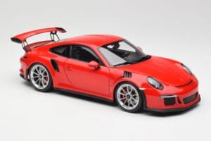 Porsche 911 991 GT3 RS Guards Rot Silber Felgen AUTOart 1:18 78165 Druckguss — Bild 6 von 8