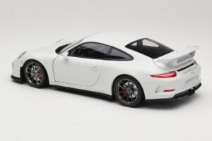 Porsche 911 991 GT3 Weiß Mit Silbernen Felgen Minichamps 1:18 113062721 Druckguss — Bild 7 von 8