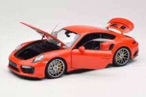 Porsche 911 991 Turbo S Lava Orange Minichamps 1:18 110067120 Druckguss — Bild 2 von 8