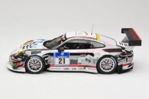 Porsche 911 991.1 GT3 R #21 WTM Racing J. Stursberg / V. Krumbach 24h Nürburgring 2016 Minichamps 1:18 155166021 Druckguss — Bild 3 von 6