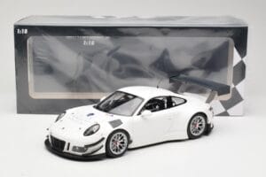Porsche 911 991.1 GT3 R Weiß Mit Silberfelgen Minichamps 1:18 153166000 Druckguss — Bild 6 von 6