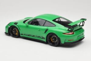 Porsche 911 991.1 GT3 RS Grün Schwarze Felgen Minichamps 1:18 153066228 Druckguss — Bild 5 von 6
