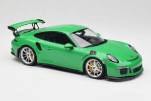 Porsche 911 991.1 GT3 RS Lizard Grün & Silberne Räder Minichamps 1:18 153066229 Druckguss — Bild 4 von 6