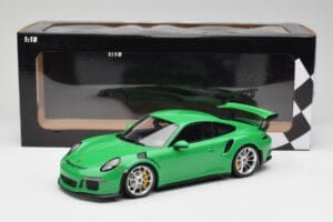 Porsche 911 991.1 GT3 RS Lizard Grün & Silberne Räder Minichamps 1:18 153066229 Druckguss — Bild 6 von 6