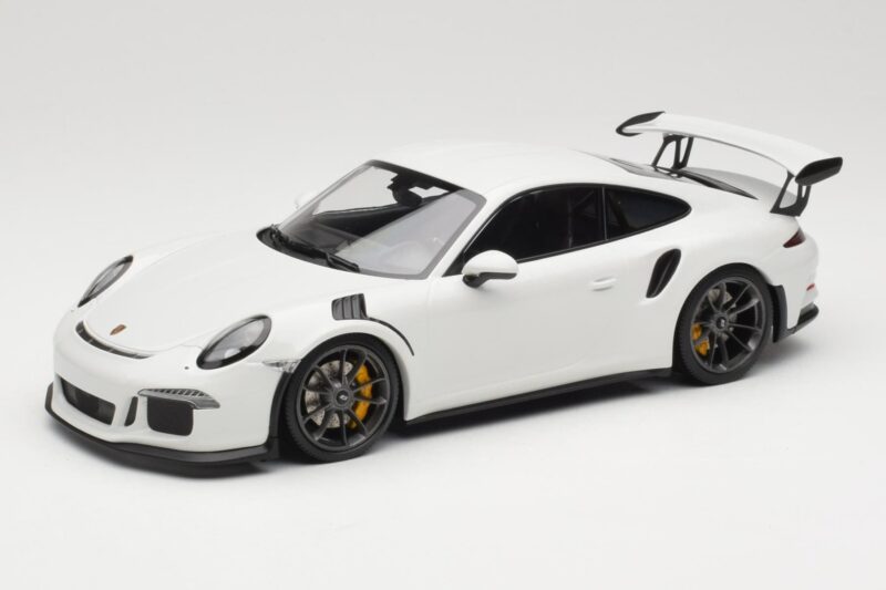 Porsche 911 991.1 GT3 RS Weiß Schwarze Felgen Minichamps 1:18 153066224 Druckguss