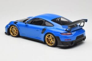 Porsche 911 991.2 GT2 RS Blau mit Goldenen Felgen Minichamps 1:18 155068302 Druckguss — Bild 5 von 6