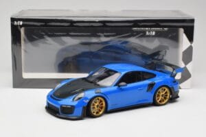 Porsche 911 991.2 GT2 RS Blau mit Goldenen Felgen Minichamps 1:18 155068302 Druckguss — Bild 6 von 6