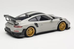 Porsche 911 991.2 GT2 RS Chalk Weissach Package Goldene Felgen Minichamps 1:18 155068304 Druckguss — Bild 2 von 6