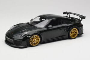 Porsche 911 991.2 GT2 RS Grün Weissach Package Goldene Felgen Minichamps 1:18 155068306 Druckguss