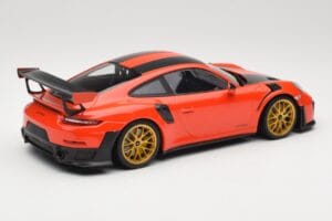 Porsche 911 991.2 GT2 RS Orange Weissach Package Goldene Felgen Minichamps 1:18 155068305 Druckguss — Bild 2 von 6