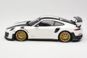 Porsche 911 991.2 GT2 RS Weissach Package Weiß Mit Goldfelgen Minichamps 1:18 153068308 Druckguss — Bild 3 von 6