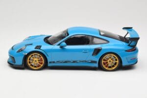 Porsche 911 991.2 GT3 RS Blau mit Goldenen Felgen Minichamps 1:18 155068222 Druckguss — Bild 3 von 6