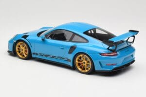 Porsche 911 991.2 GT3 RS Blau mit Goldenen Felgen Minichamps 1:18 155068222 Druckguss — Bild 5 von 6