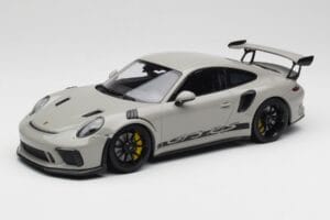 Porsche 911 991.2 GT3 RS Chalk Wording Schwarze Felgen Minichamps 1:18 153068230 Druckguss