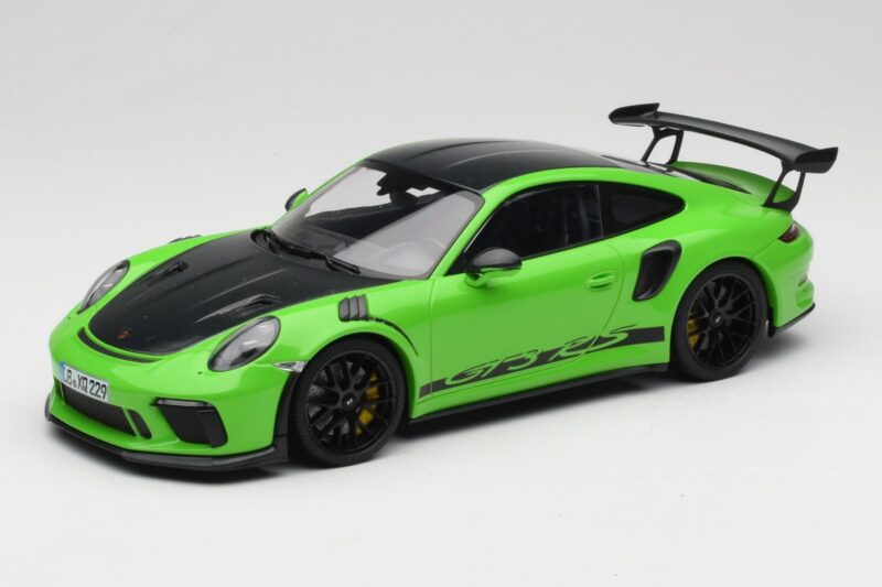 Porsche 911 991.2 GT3 RS Weissach Package Grün Minichamps 1:18 153068233 Druckguss