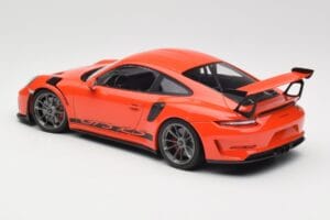 Porsche 911 991.2 GT3 RS Lava Orange & Silberne Felgen Minichamps 1:18 155068225 Druckguss — Bild 5 von 6
