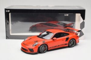 Porsche 911 991.2 GT3 RS Lava Orange & Silberne Felgen Minichamps 1:18 155068225 Druckguss — Bild 6 von 6