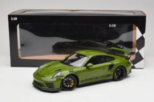 Porsche 911 991.2 GT3 RS Lizard Grün Mit Schwarzen Felgen Minichamps 1:18 155068233 Druckguss — Bild 6 von 6