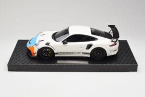 Porsche 911 991.2 GT3 RS Manthey Racing Weiß & Blau & Orange Minichamps 1:18 MR-911-GT3RS-1805 Druckguss