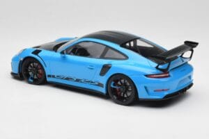 Porsche 911 991.2 GT3 RS Miami Blau Weissach Package & Schwarze Magnesium Räder Minichamps 1:18 153068231 Druckguss — Bild 5 von 6
