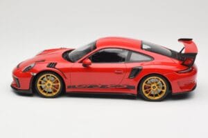 Porsche 911 991.2 GT3 RS Rot mit Goldenen Felgen Minichamps 1:18 155068220 Druckguss — Bild 3 von 6