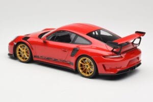 Porsche 911 991.2 GT3 RS Rot mit Goldenen Felgen Minichamps 1:18 155068220 Druckguss — Bild 5 von 6