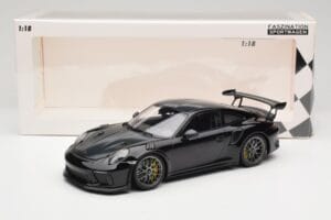 Porsche 911 991.2 GT3 RS Weissach Package Schwarz Silberne Magnesium Felgen Minichamps 1:18 153068229 Druckguss — Bild 6 von 6