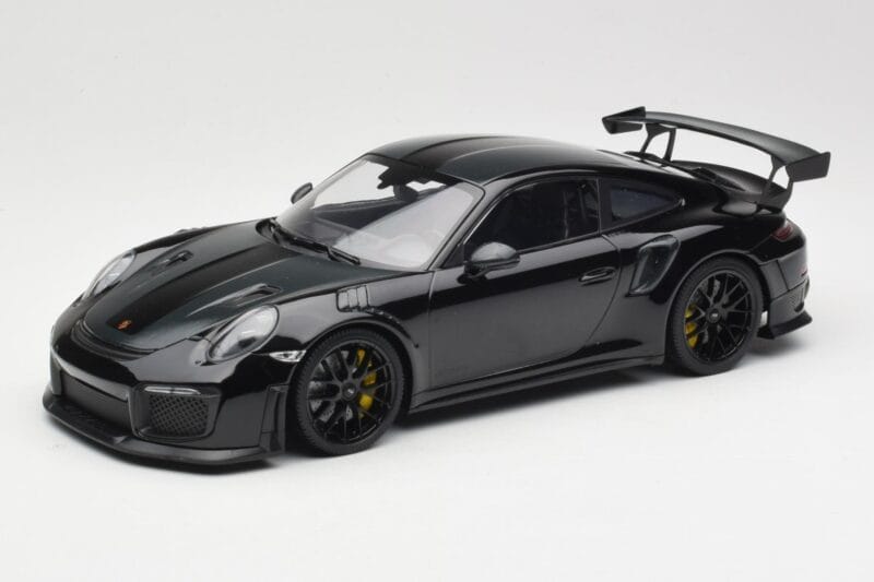 Porsche 911 991.2 GT3 RS Weissach Package Schwarz Mit Schwarzen Felgen Minichamps 1:18 153068321 Druckguss