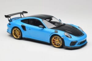 Porsche 911 991.2 GT3 RS Weissach Package Blau & Goldene Räder Minichamps 1:18 153068232 Druckguss — Bild 4 von 6