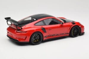 Porsche 911 991.2 GT3 RS Weissach Package Guards Red Schwarze Felgen Minichamps 1:18 153068223 Druckguss — Bild 2 von 6