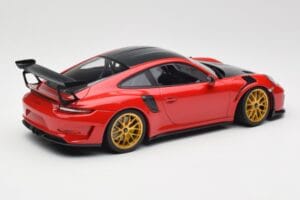 Porsche 911 991.2 GT3 RS Weissach Package Guards Red Goldene Magnesium Felgen Minichamps 1:18 153068236 Druckguss — Bild 2 von 6