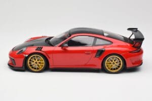Porsche 911 991.2 GT3 RS Weissach Package Guards Red Goldene Magnesium Felgen Minichamps 1:18 153068236 Druckguss — Bild 3 von 6