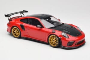 Porsche 911 991.2 GT3 RS Weissach Package Guards Red Goldene Magnesium Felgen Minichamps 1:18 153068236 Druckguss — Bild 4 von 6