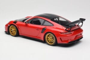 Porsche 911 991.2 GT3 RS Weissach Package Guards Red Goldene Magnesium Felgen Minichamps 1:18 153068236 Druckguss — Bild 5 von 6