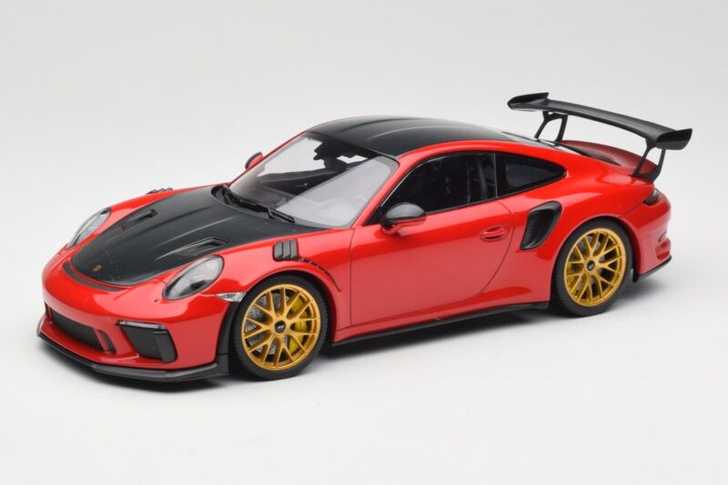 Porsche 911 991.2 GT3 RS Weissach Package Guards Red Goldene Magnesium Felgen Minichamps 1:18 153068236 Druckguss