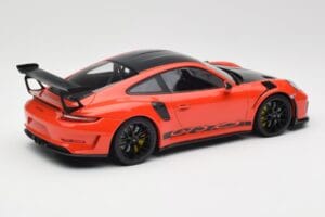 Porsche 911 991.2 GT3 RS Weissach Package Lava Orange Wording Schwarze Magnesium Felgen Minichamps 1:18 153068226 Druckguss — Bild 2 von 6