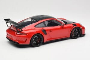 Porsche 911 991.2 GT3 RS Weissach Package Rot mit Schwarzen Felgen Minichamps 1:18 155068230 Druckguss — Bild 2 von 6