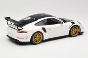 Porsche 911 991.2 GT3 RS Weissach Package Weiß Goldene Magnesium Felgen Minichamps 1:18 153068238 Druckguss — Bild 2 von 6