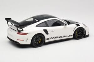 Porsche 911 991.2 GT3 RS Weissach Package Weiß Wording Schwarze Magnesium Felgen Minichamps 1:18 153068225 Druckguss — Bild 2 von 6