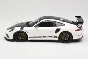 Porsche 911 991.2 GT3 RS Weissach Package Weiß Wording Schwarze Magnesium Felgen Minichamps 1:18 153068225 Druckguss — Bild 3 von 6
