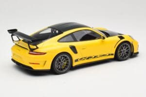 Porsche 911 991.2 GT3 RS Gelb Weissach Package Platinum Wheels Minichamps 1:18 155068221 Druckguss — Bild 2 von 6