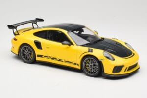 Porsche 911 991.2 GT3 RS Gelb Weissach Package Platinum Wheels Minichamps 1:18 155068221 Druckguss — Bild 4 von 6