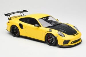 Porsche 911 991.2 GT3 RS Gelb mit Schwarzen Felgen Minichamps 1:18 155068231 Druckguss — Bild 4 von 6
