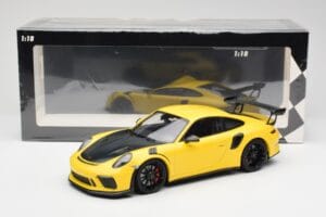 Porsche 911 991.2 GT3 RS Gelb mit Schwarzen Felgen Minichamps 1:18 155068231 Druckguss — Bild 6 von 6