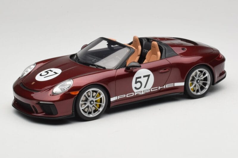 Porsche 911 991.2 Speedster Heritage Edition Cherry Metallic GT Spirit 1:18 GT929 Resin