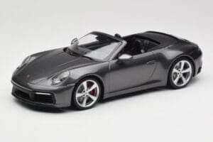 Porsche 911 992 Carrera 4S Cabriolet Agate Grey Metallic Minichamps 1:18 155067336 Druckguss