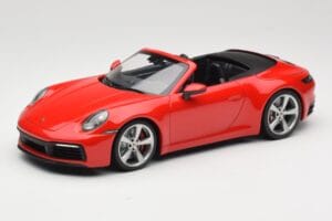 Porsche 911 992 Carrera 4S Cabriolet Rot Minichamps 1:18 155067331 Druckguss